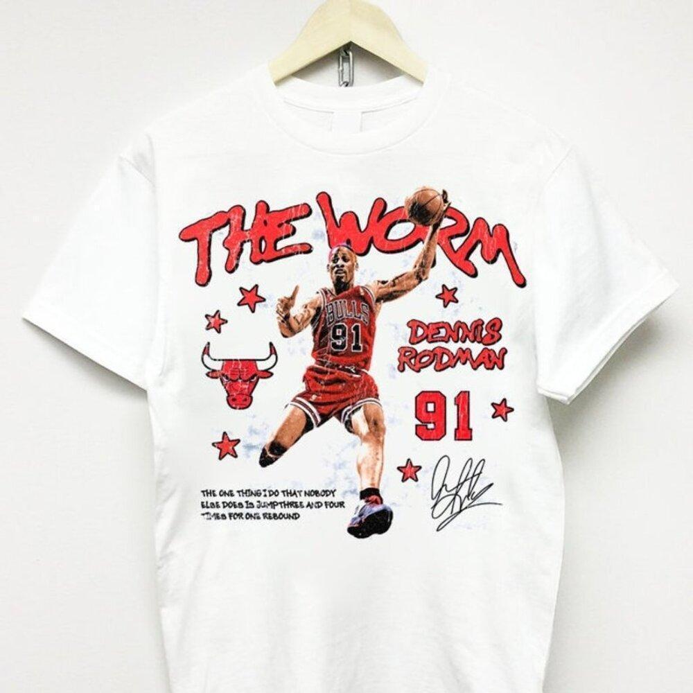 The Worm Man Rodman Retro Sport Graphic Tee Unisex T Shirt